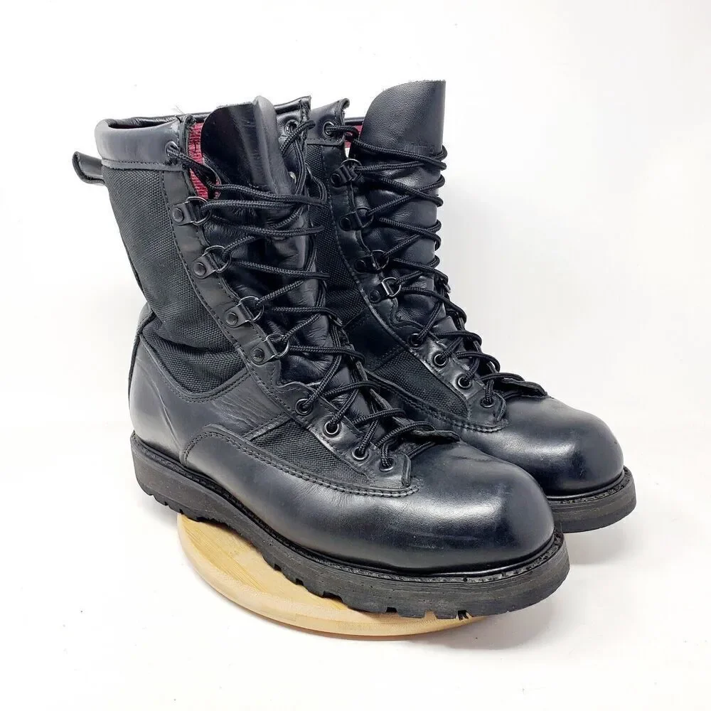 Matterhorn Boots Mens 9 Black Military Tactical Combat Shoe Vibram Insulated USA